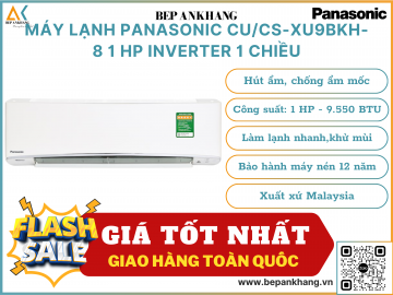 Máy lạnh Panasonic CU/CS-XU9BKH-8 1HP Inverter 1 chiều